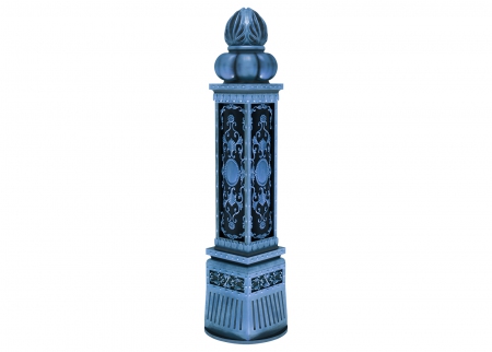 VEGA | Stair pillar staircase cylinders are manufactured according to v-pro vacuum cast aluminum technology. makes the product highly sturdy, durable, and not oxidized by different environmental conditions