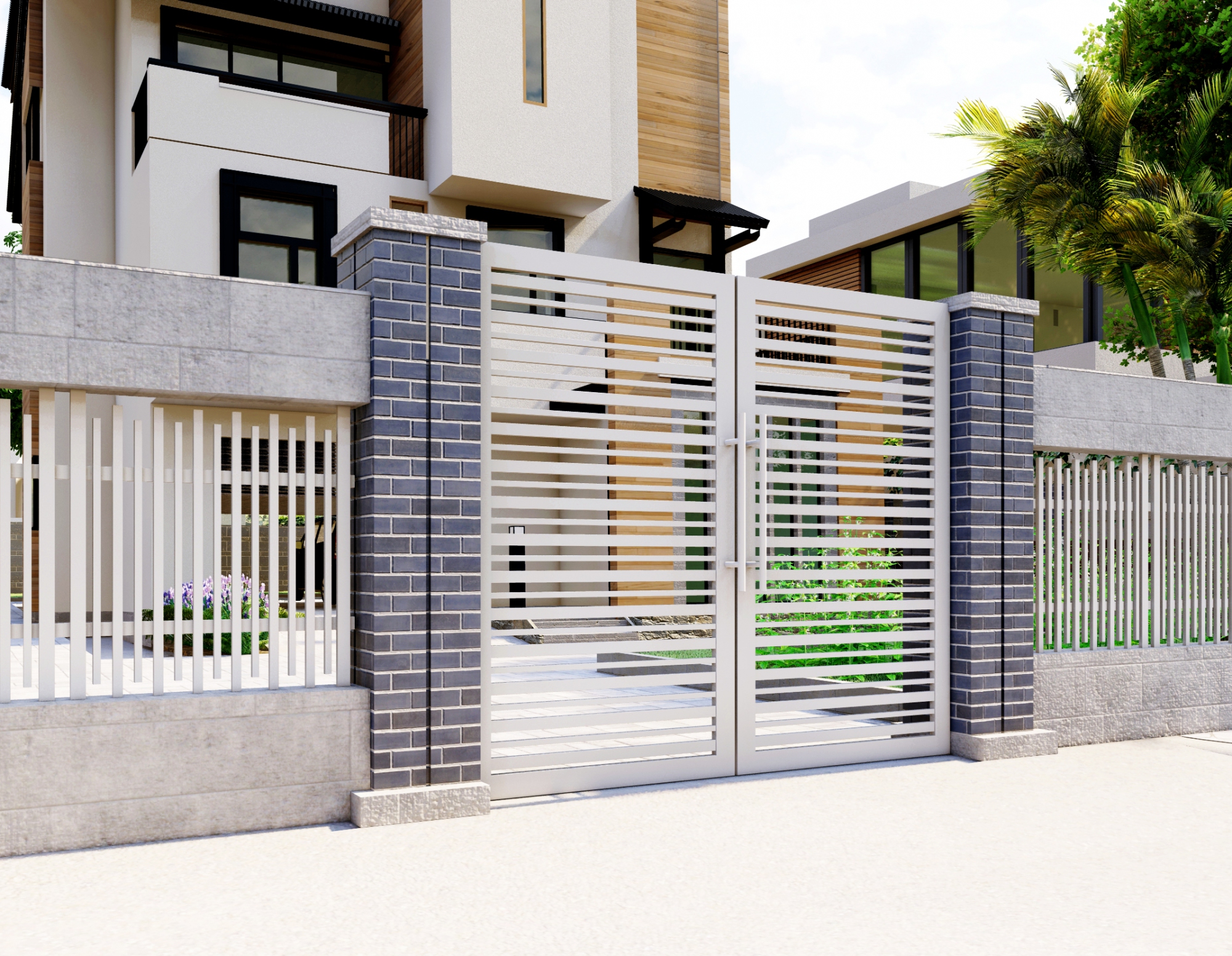 HL-004 | ALUMINUM FRAME | Japanese Casting Product | Gate | Fence ...