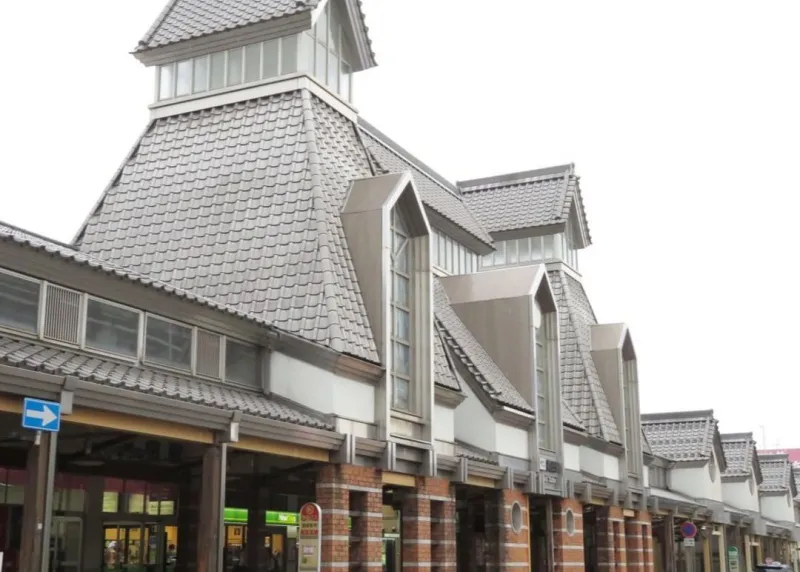 Aluminum tile roof project Takada Train Station, Joetsu City, Niigata Prefecture