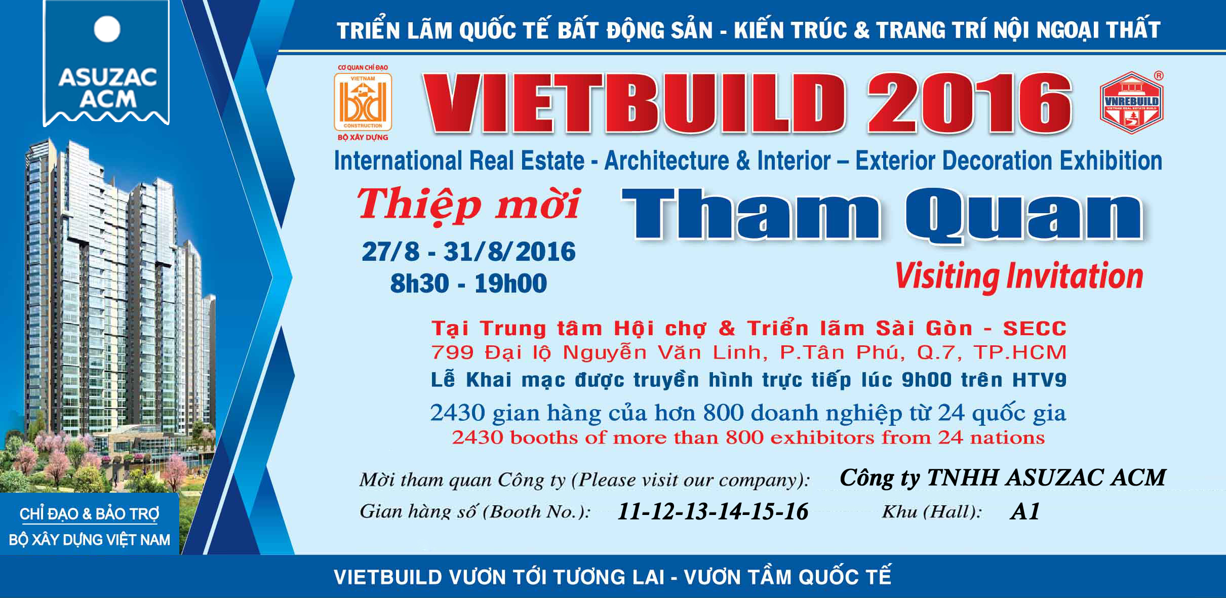 VietBuild Exhibition 2016 - Ho Chi Minh City